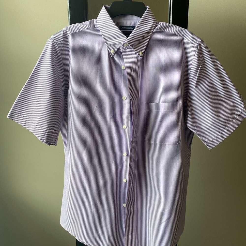 Men’s Medium Croft And Barrow Short Sleeve Shirt
